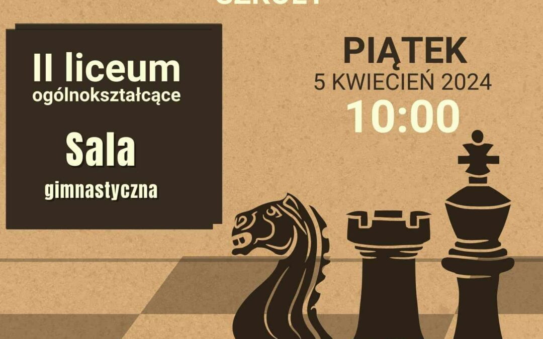 I Turniej Szachowy – zapraszamy