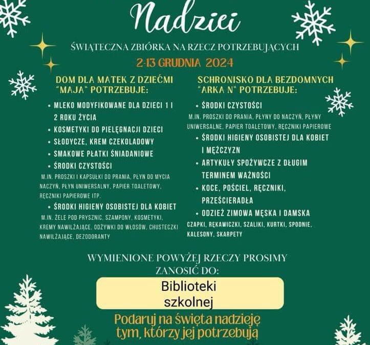 Świąteczna zbiórka na Dom dla Matek z Dziećmi