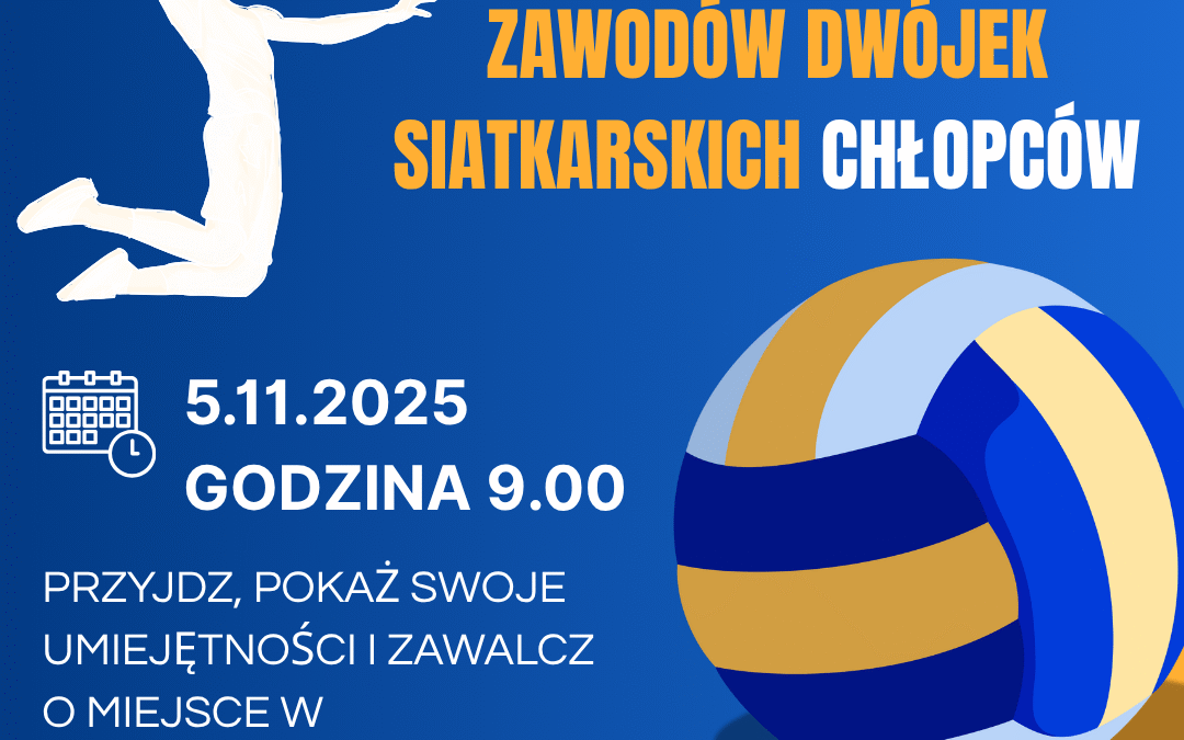 Turniej eliminacyjny dwójek siatkarskich chłopców