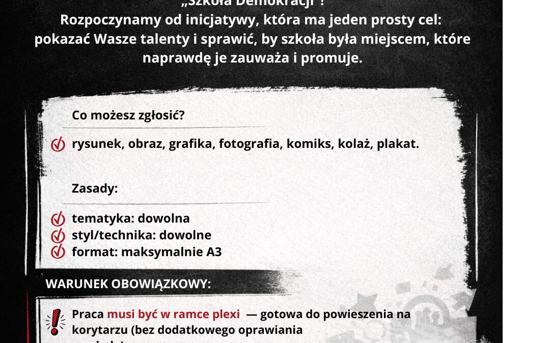 KORYTARZE TALENTÓW – NABÓR PRAC!