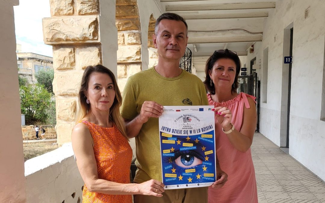 We polished our English, not Polish – Nauczyciele z Mickiewicza na Malcie.